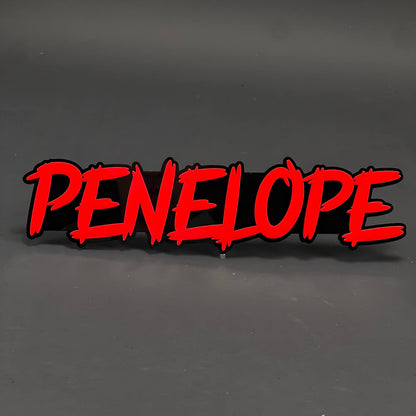 1PC PENELOPE 3D Acrylic Badge - Car Truck Emblem Fender Tailgate Trunk Sticker