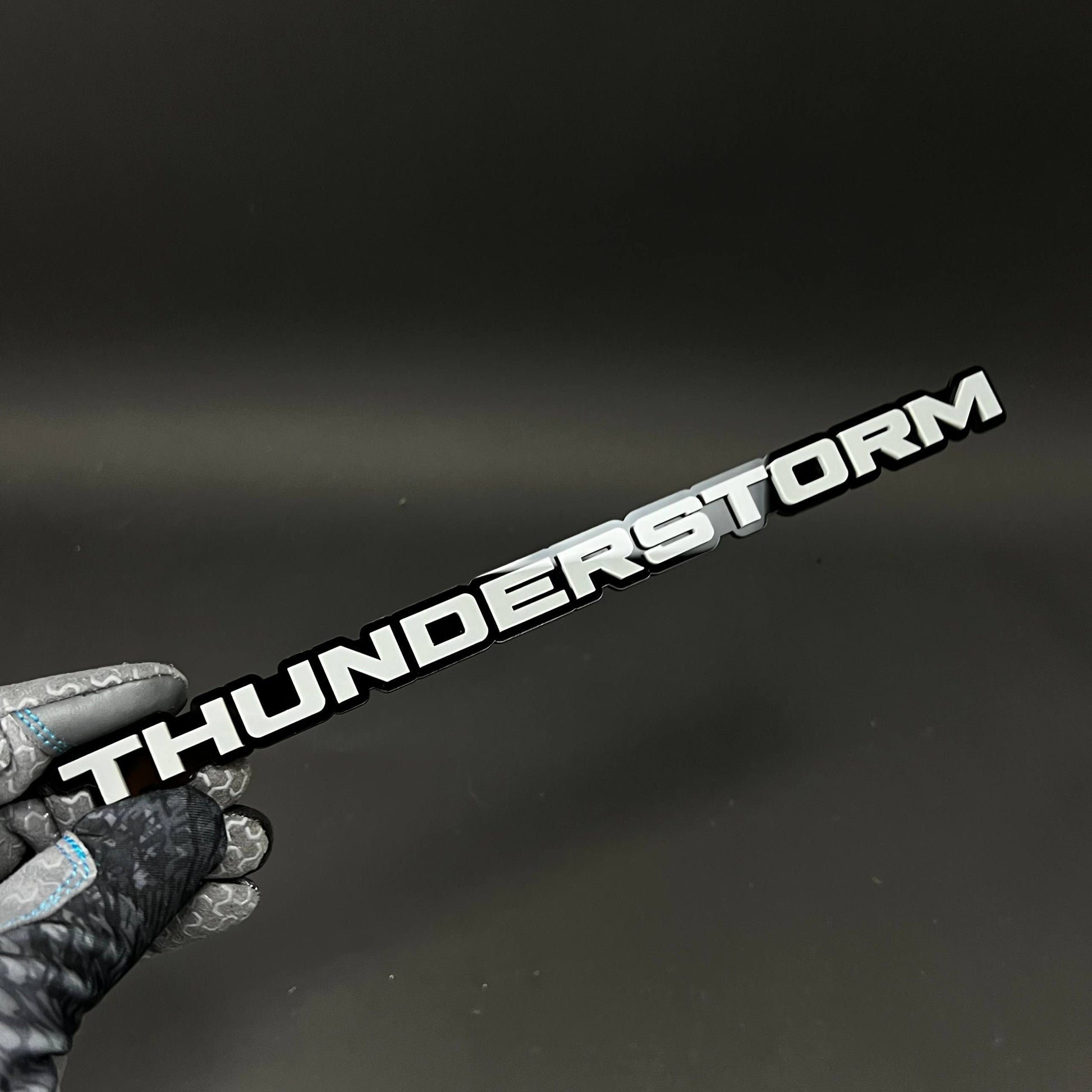 1PC THUNDERSTORM 3D Acrylic Badge - Car Truck Emblem Fender Sticker