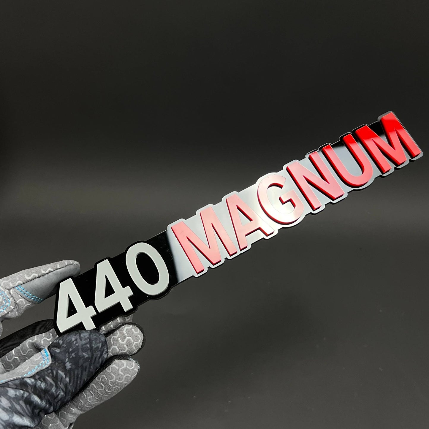1PC 440 MAGNUM 3D Acrylic Badge - Car Truck Emblem Fender Tailgate Trunk Sticker