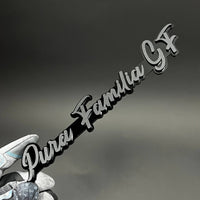 1PC Pura Familia GF 3D Acrylic Badge - Car Truck Emblem Fender Sticker