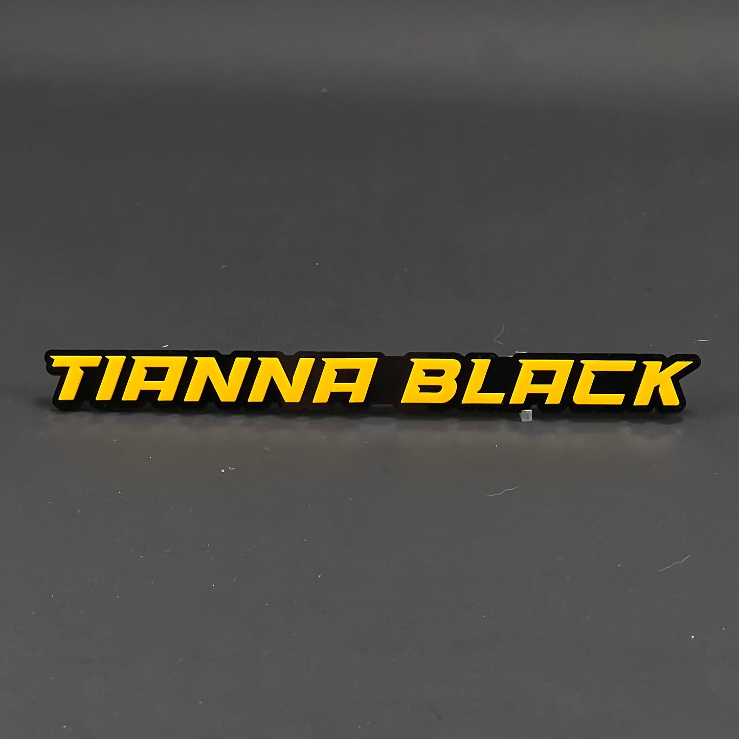 1PC TIANNA BLACK 3D Acrylic Badge - Car Truck Emblem Fender Sticker