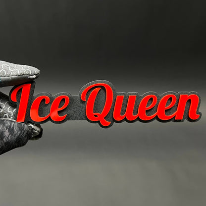 1PC Ice Queen 3D Acrylic Badge - Car Truck Emblem Fender Tailgate Trunk Sticker