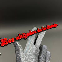 1PC Los ahijados de la changa 3D Acrylic Badge - Car Truck Emblem Fender Sticker