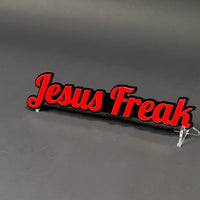 1PC Jesus Freak 3D Acrylic Badge - Car Truck Emblem Fender Sticker