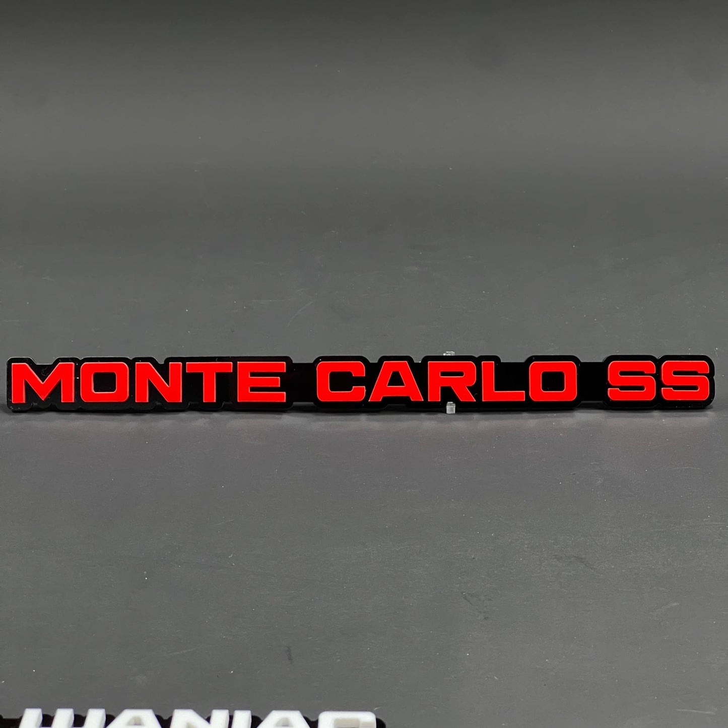 1PC MONTE CARLO SS 3D Acrylic Badge - Car Truck Emblem Fender Tailgate Trunk Sticker