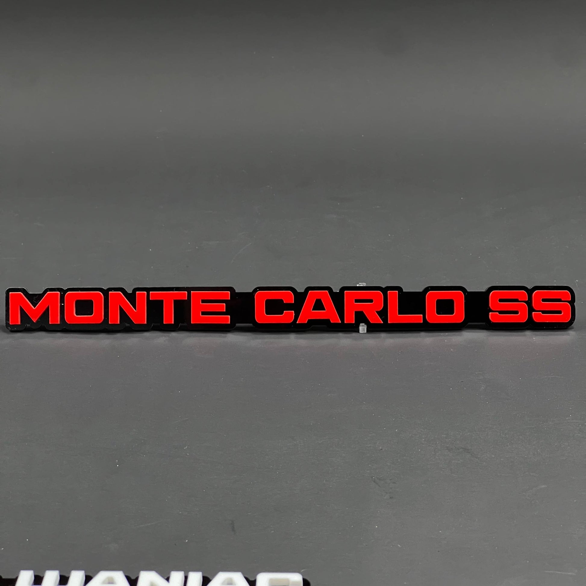 1PC MONTE CARLO SS 3D Acrylic Badge - Car Truck Emblem Fender Tailgate Trunk Sticker