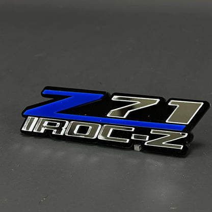 1PC Z71 IROC-Z 3D Acrylic Badge - Car Truck Emblem Fender Tailgate Trunk Sticker