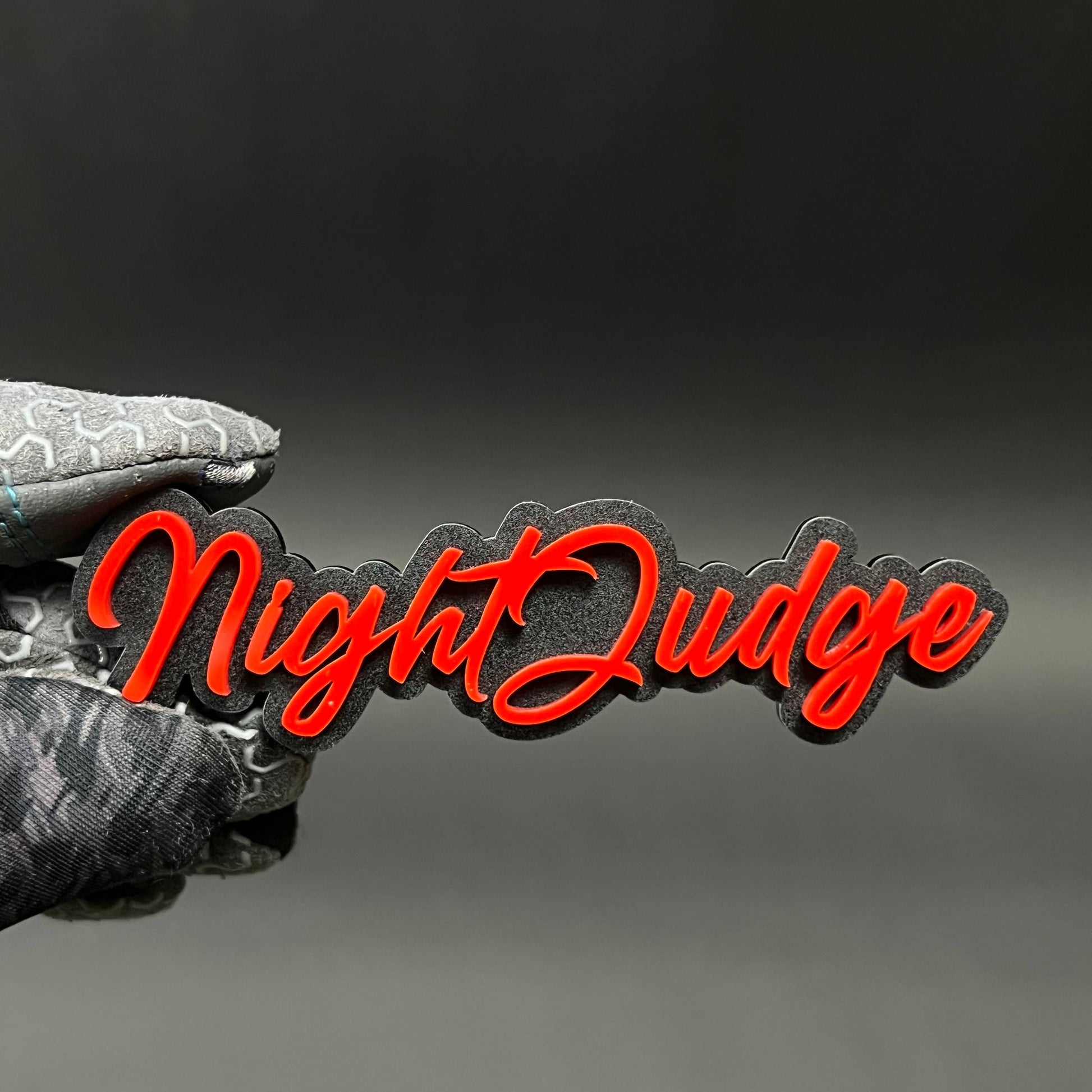 1PC NightJudge 3D Acrylic Badge - Car Truck Emblem Fender Tailgate Trunk Sticker