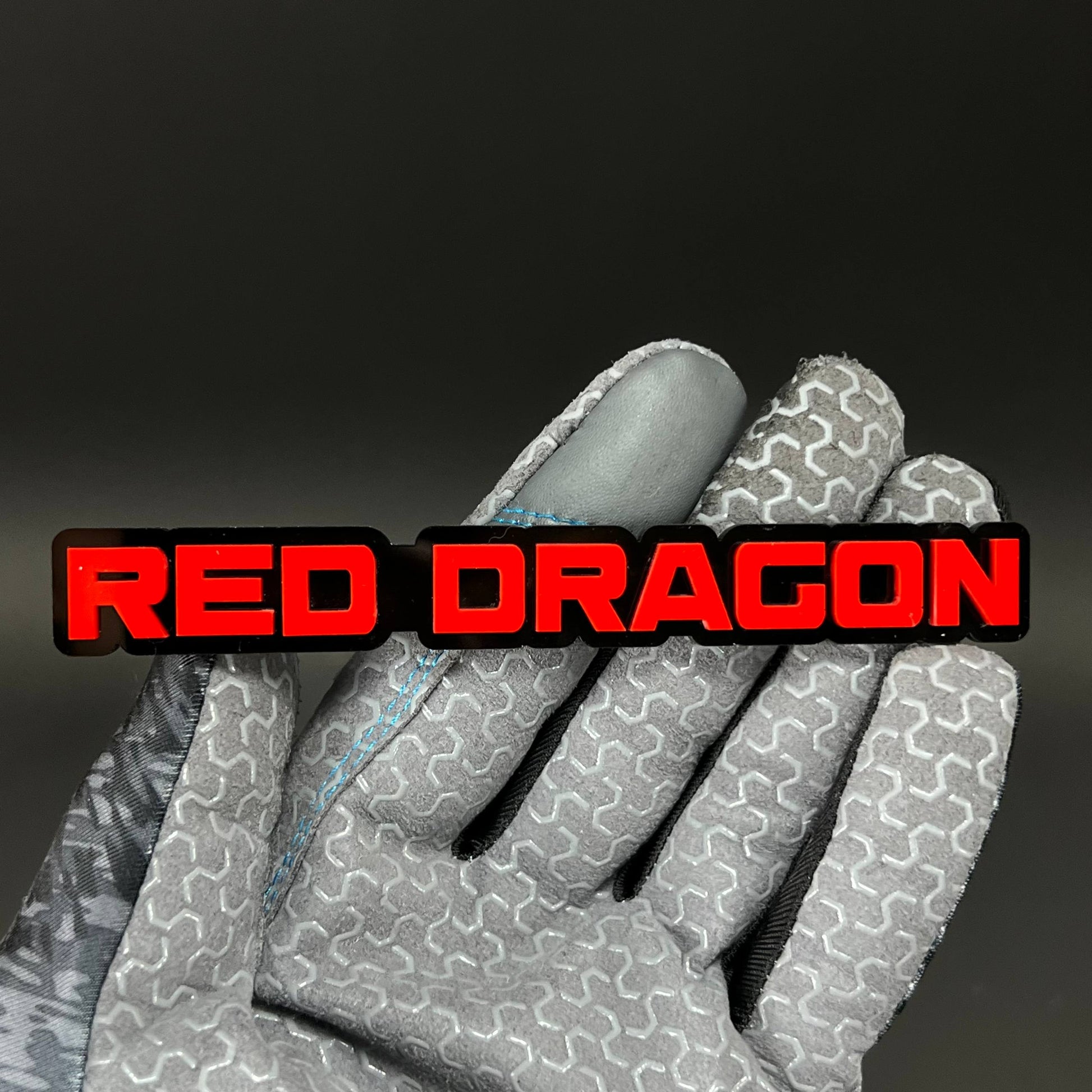 1PC RED DRAGON 3D Acrylic Badge - Car Truck Emblem Fender Tailgate Trunk Sticker