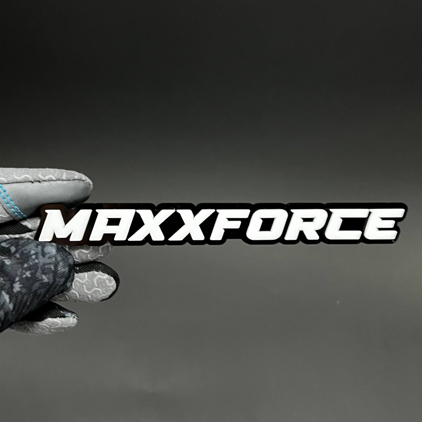 1PC MAXXFORCE 3D Acrylic Badge - Car Truck Emblem Fender Tailgate Trunk Sticker