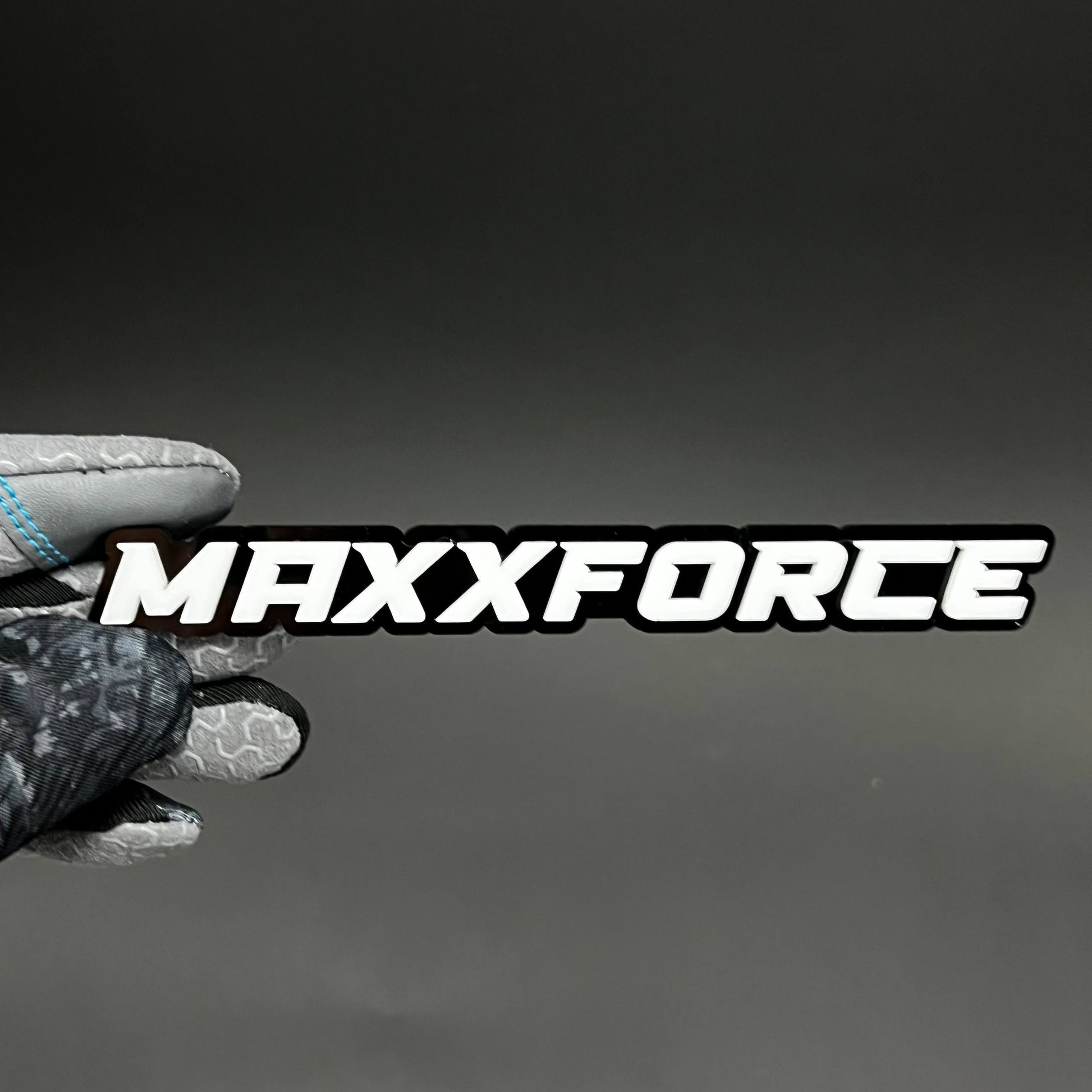 1PC MAXXFORCE 3D Acrylic Badge - Car Truck Emblem Fender Tailgate Trunk Sticker