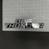 1PC OBS THUNDER 3D Acrylic Badge - Car Truck Emblem Fender Sticker