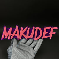 1PC MAKUDEF 3D Acrylic Badge - Car Truck Emblem Fender Tailgate Trunk Sticker