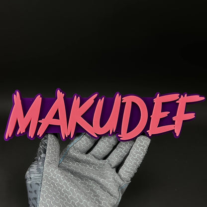 1PC MAKUDEF 3D Acrylic Badge - Car Truck Emblem Fender Tailgate Trunk Sticker