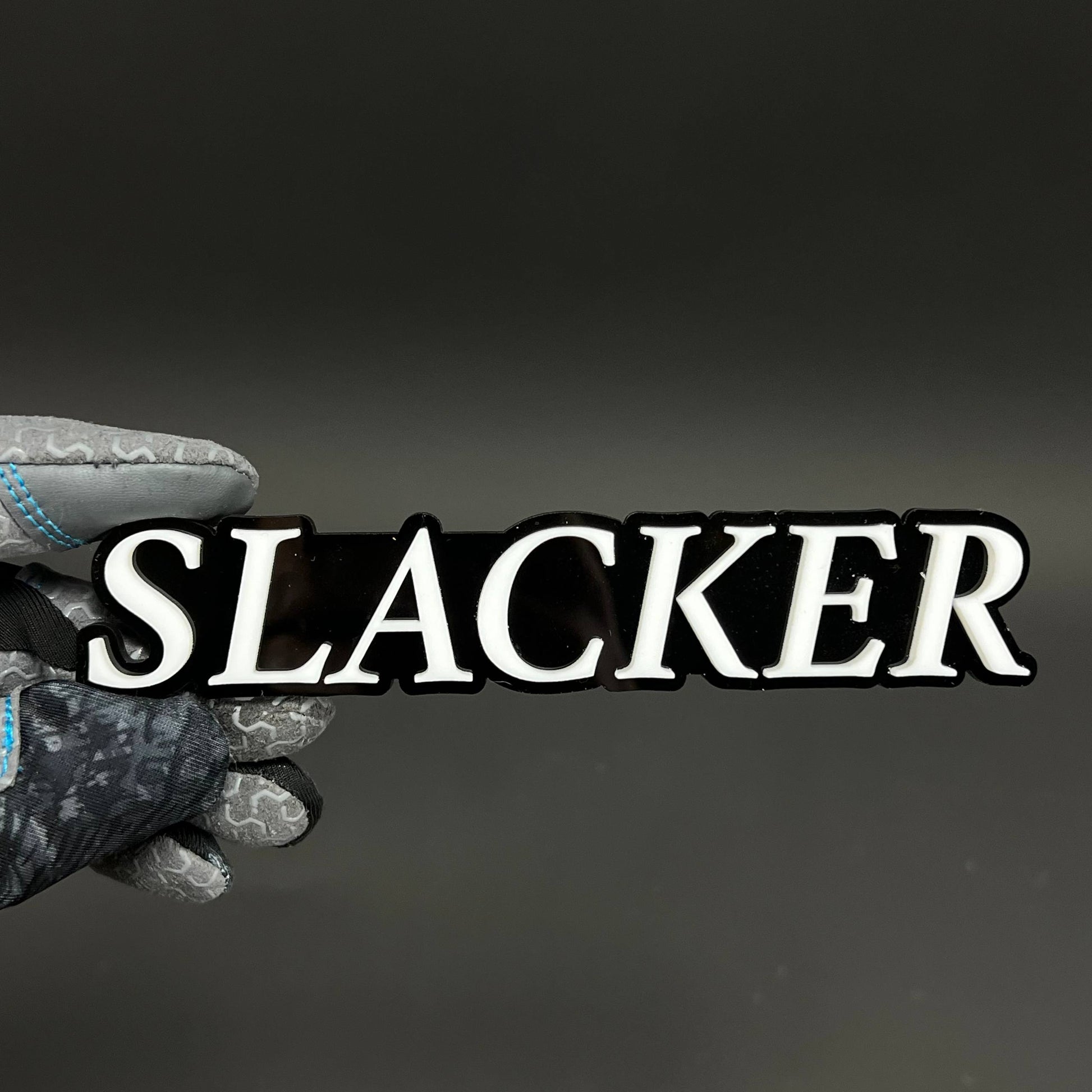 1PC SLACKER 3D Acrylic Badge - Car Truck Emblem Fender Tailgate Trunk Sticker