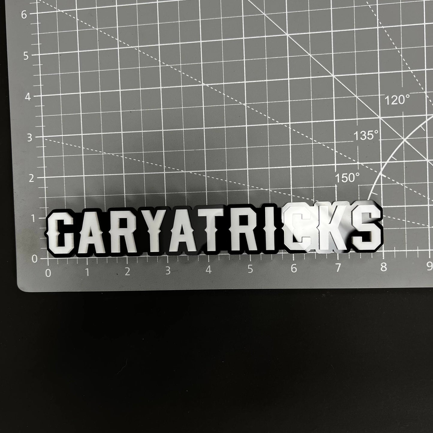 1PC CARYATRICKS 3D Acrylic Badge - Car Truck Emblem Fender Sticker
