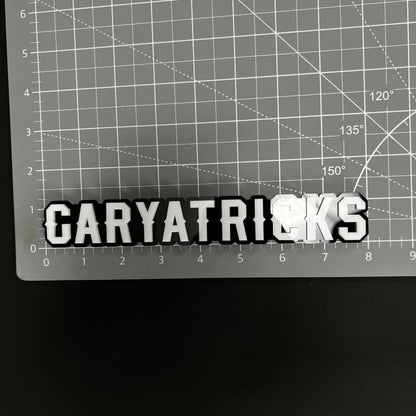 1PC CARYATRICKS 3D Acrylic Badge - Car Truck Emblem Fender Sticker