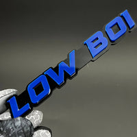 1PC LOW BOI 3D Acrylic Badge - Car Truck Emblem Fender Tailgate Trunk Sticker