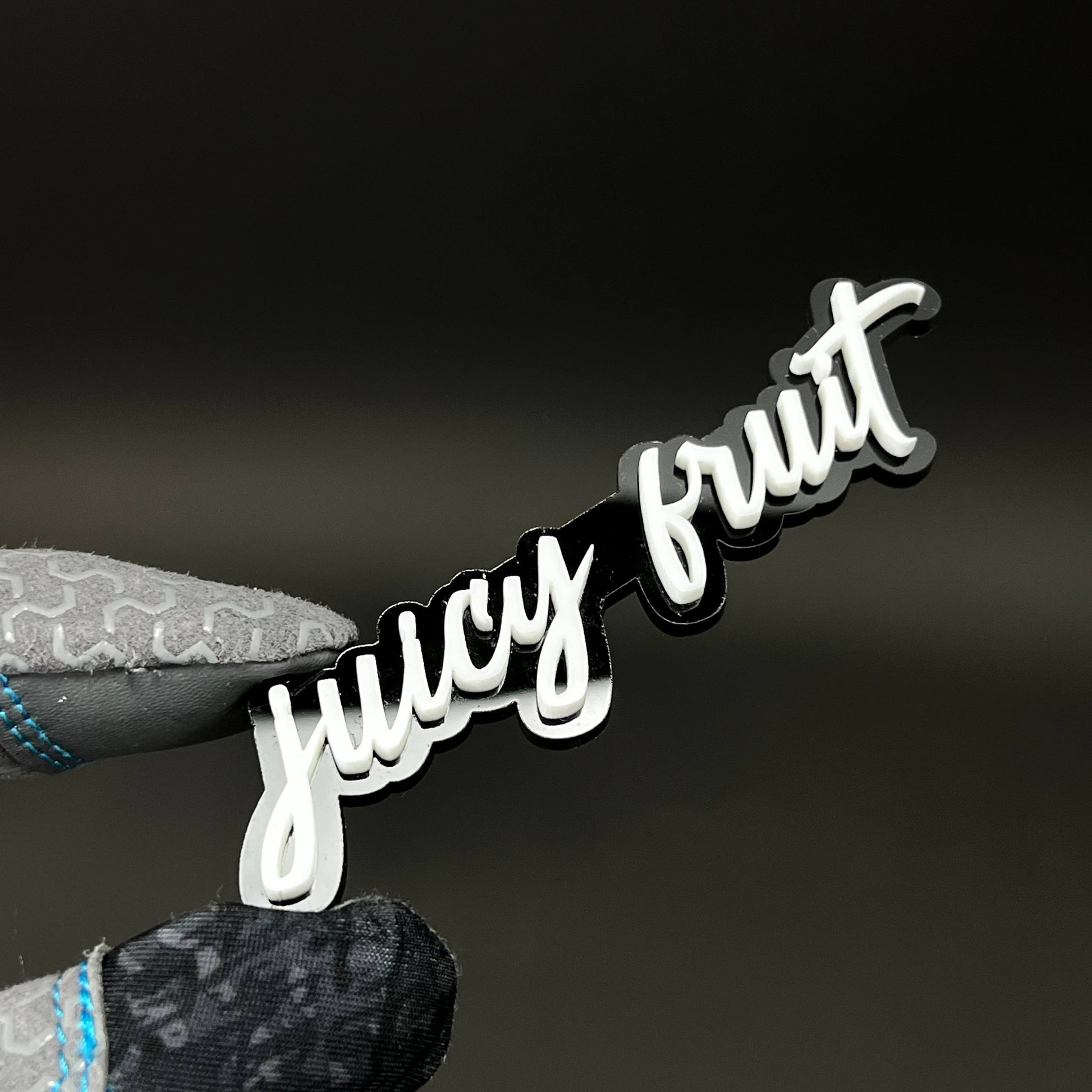 1PC juicy fruit 3D Acrylic Badge - Car Truck Emblem Fender Sticker