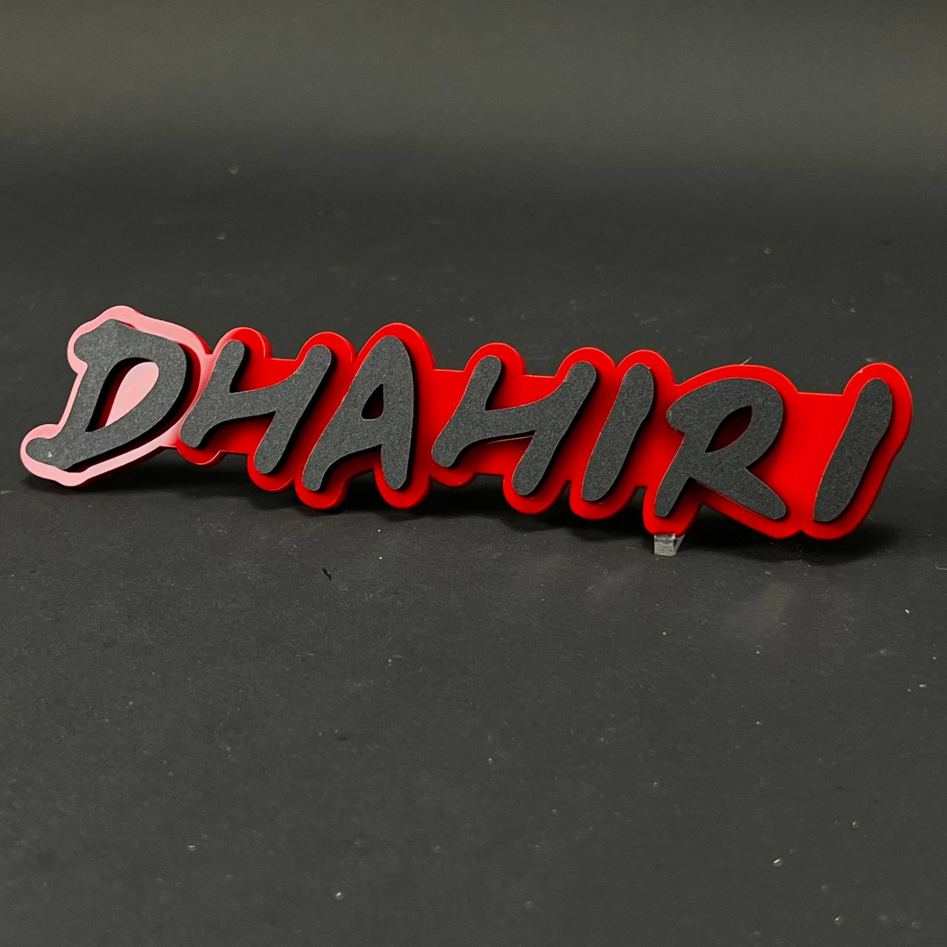 1PC DHAHIRI 3D Acrylic Badge - Car Truck Emblem Fender Tailgate Trunk Sticker