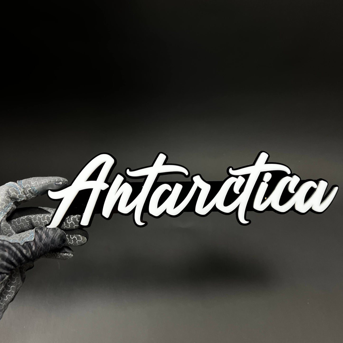 1PC Antarctica 3D Acrylic Badge - Car Truck Emblem Fender Tailgate Trunk Sticker