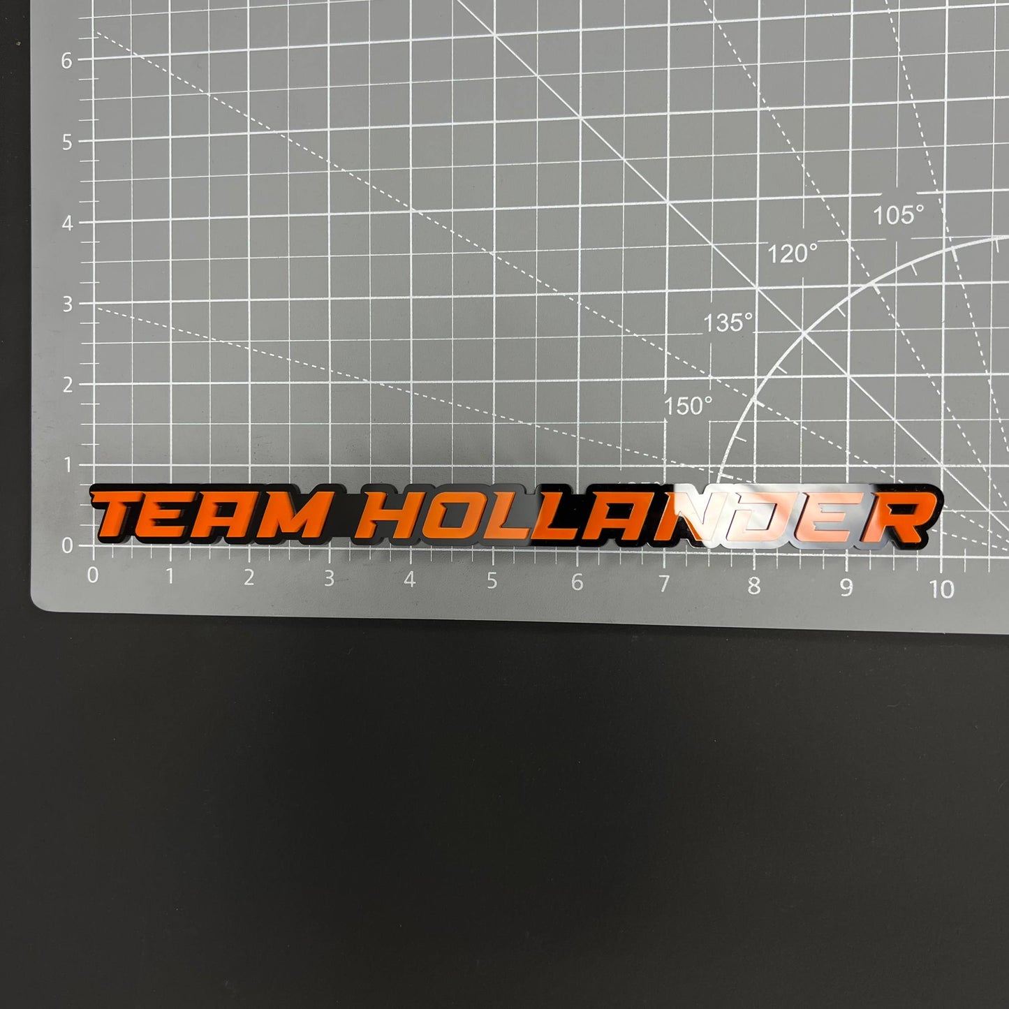 1PC TEAM HOLLANDER 3D Acrylic Badge - Car Truck Emblem Fender Sticker