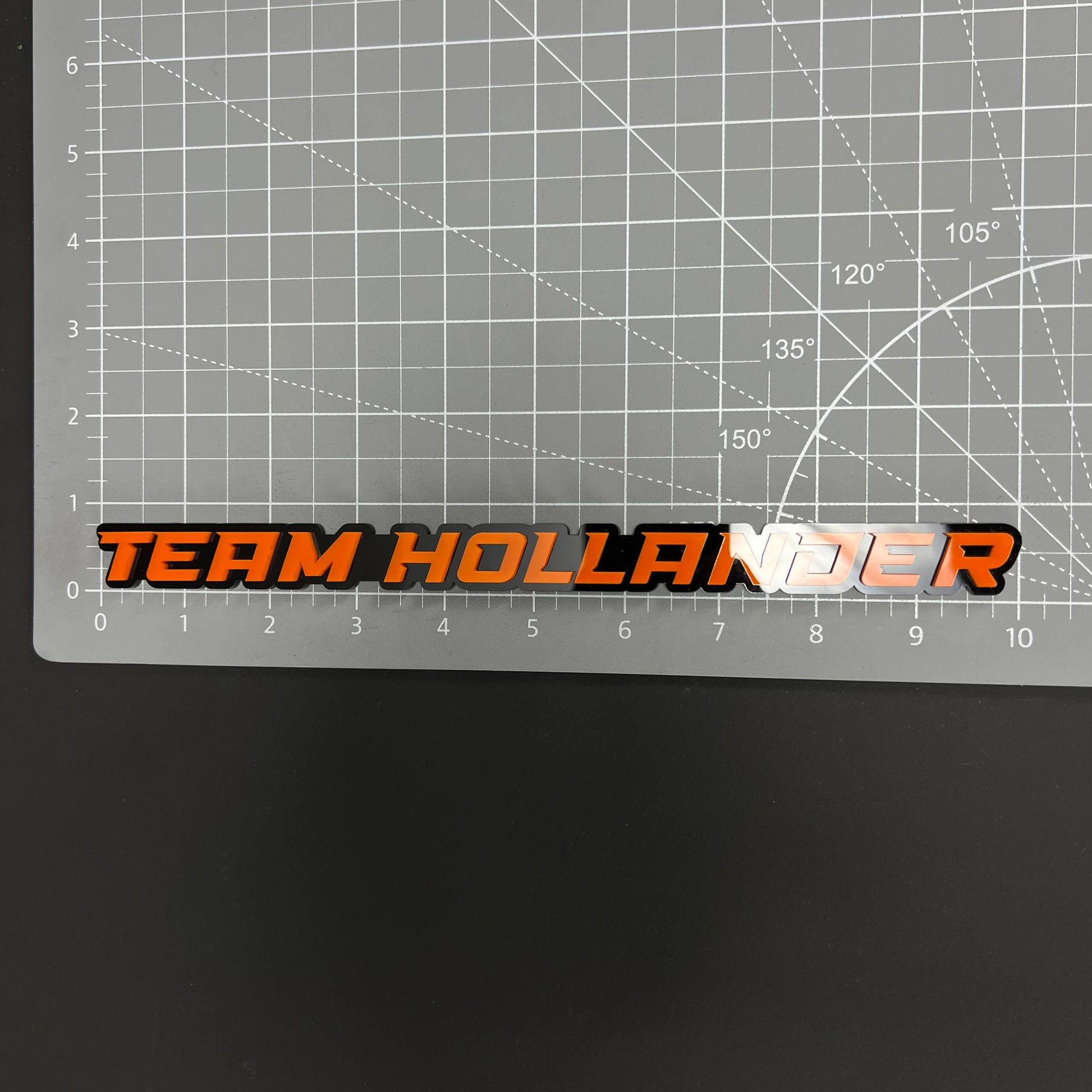 1PC TEAM HOLLANDER 3D Acrylic Badge - Car Truck Emblem Fender Sticker
