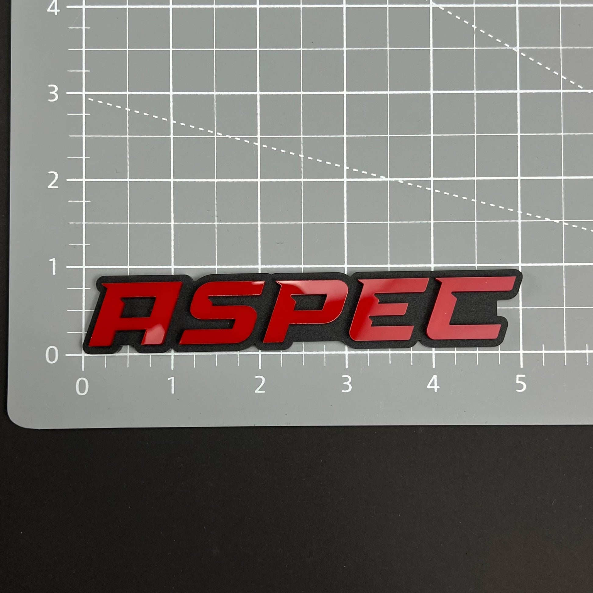 1PC ASPEC 3D Acrylic Badge - Car Truck Emblem Fender Tailgate Trunk Sticker