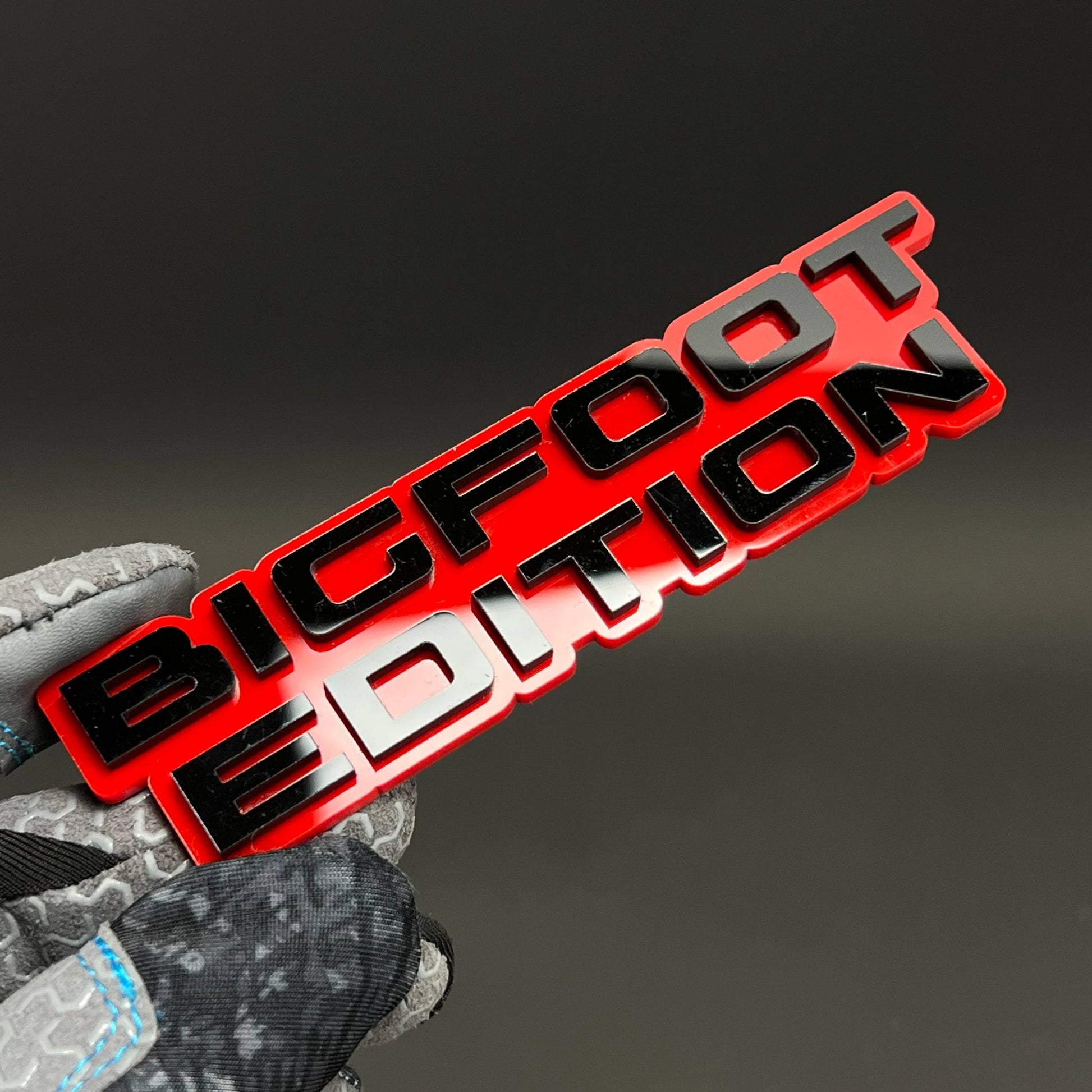 1PC BIGFOOT EDITION 3D Acrylic Badge - Car Truck Emblem Fender Sticker