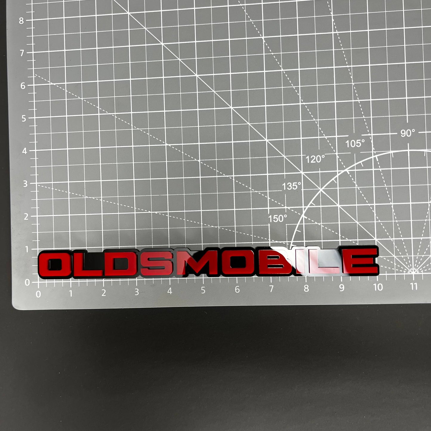 1PC OLDSMOBILE 3D Acrylic Badge - Car Truck Emblem Fender Tailgate Trunk Sticker