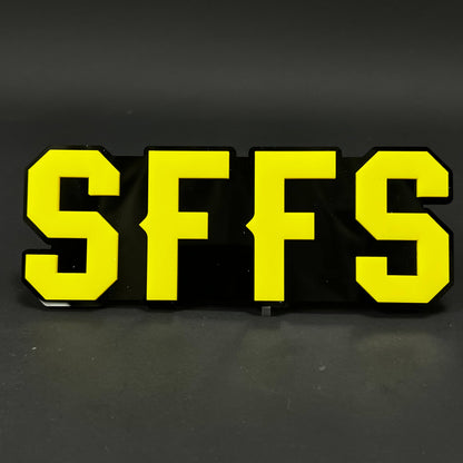 1PC SFFS 3D Acrylic Badge - Car Truck Emblem Fender Tailgate Trunk Sticker