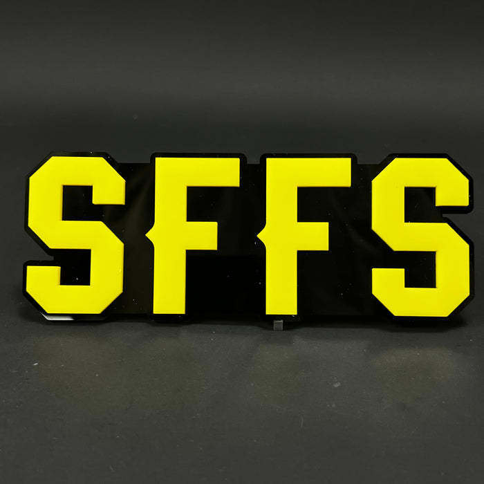 1PC SFFS 3D Acrylic Badge - Car Truck Emblem Fender Tailgate Trunk Sticker