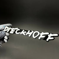 1PC DIECKHOFF 3D Acrylic Badge - Car Truck Emblem Fender Tailgate Trunk Sticker