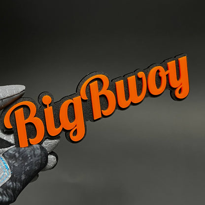 1PC BigBwoy 3D Acrylic Badge - Car Truck Emblem Fender Tailgate Trunk Sticker