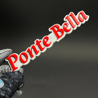 1PC Ponte Bella 3D Acrylic Badge - Car Truck Emblem Fender Sticker