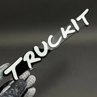 1PC TRUCKIT 3D Acrylic Badge - Car Truck Emblem Fender Tailgate Trunk Sticker