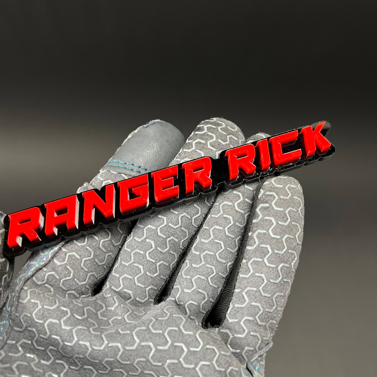 1PC RANGER RICK 3D Acrylic Badge - Car Truck Emblem Fender Sticker