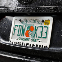 1PC Drip Plate Frame 3D Acrylic Badge - Car Truck Emblem Fender Sticker