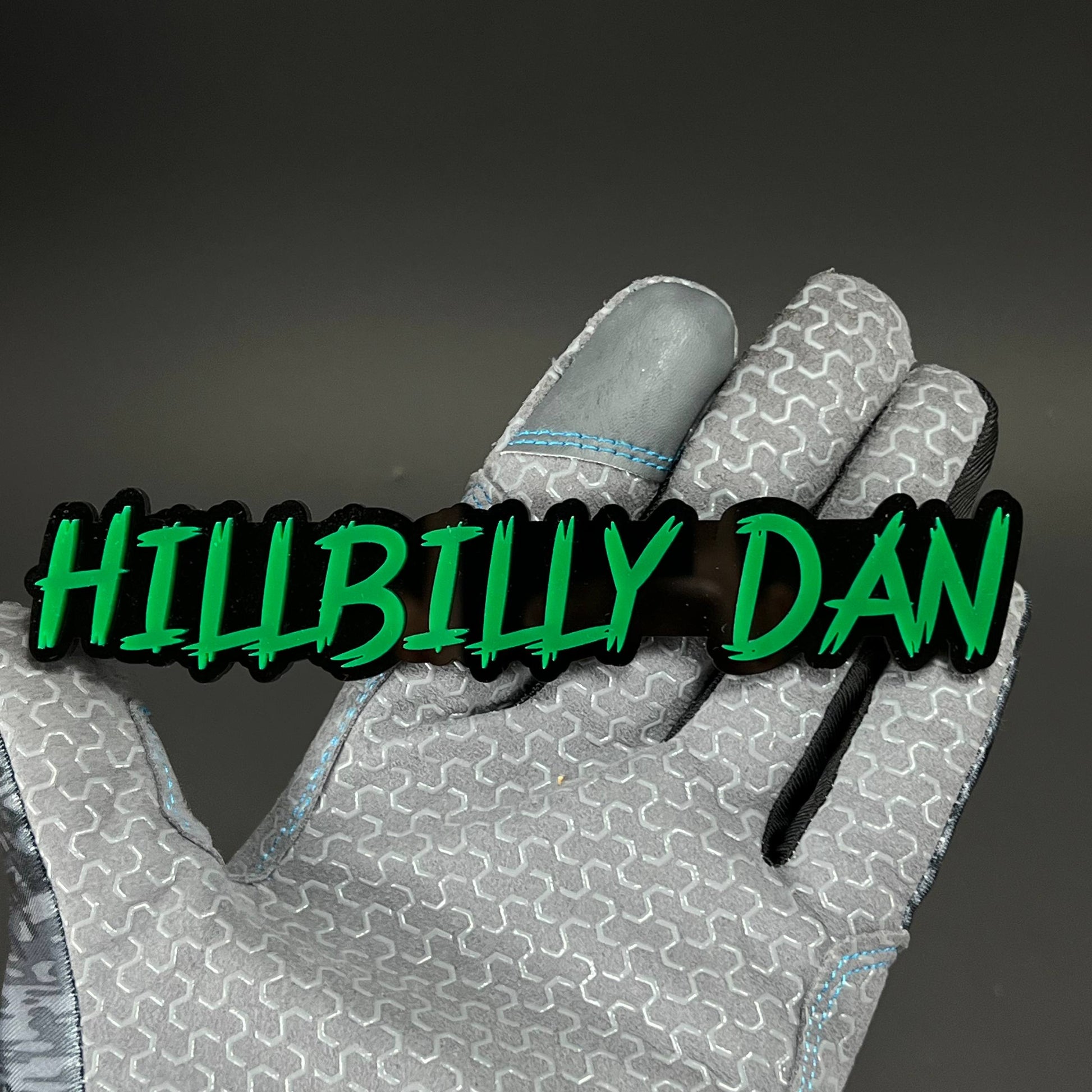 1PC HILLBILLY DAN 3D Acrylic Badge - Car Truck Emblem Fender Sticker