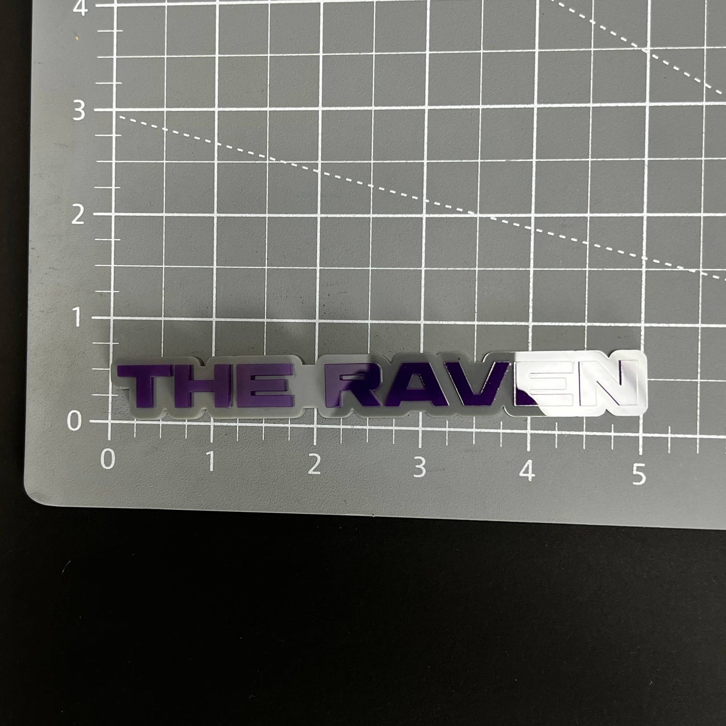 1PC THE RAVEN 3D Acrylic Badge - Car Truck Emblem Fender Tailgate Trunk Sticker