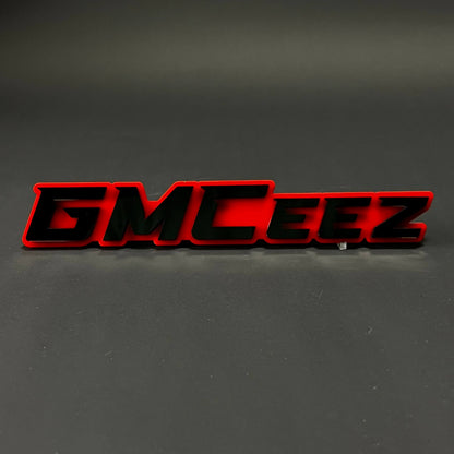 1PC GMCeez 3D Acrylic Badge - Car Truck Emblem Fender Tailgate Trunk Sticker