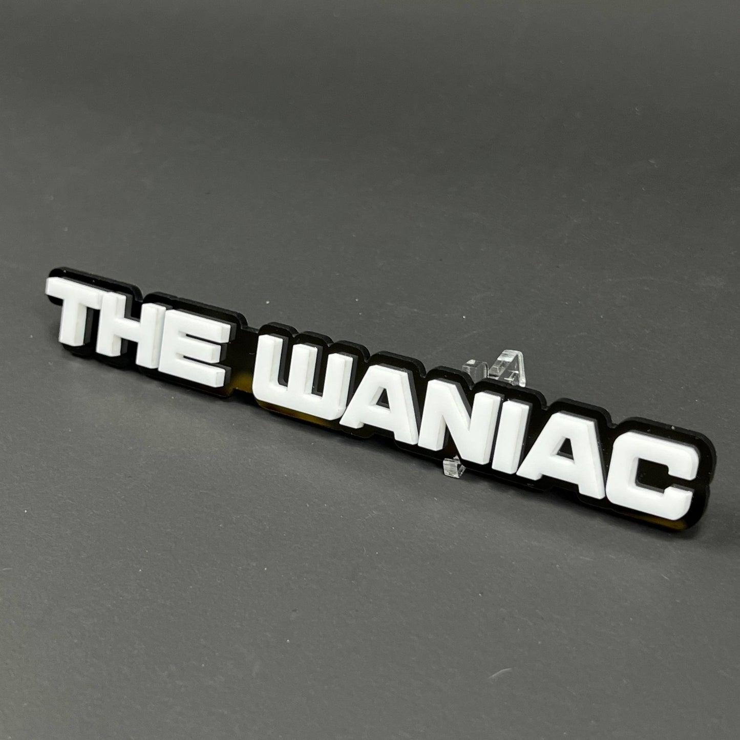 1PC THE WANIAC 3D Acrylic Badge - Car Truck Emblem Fender Tailgate Trunk Sticker