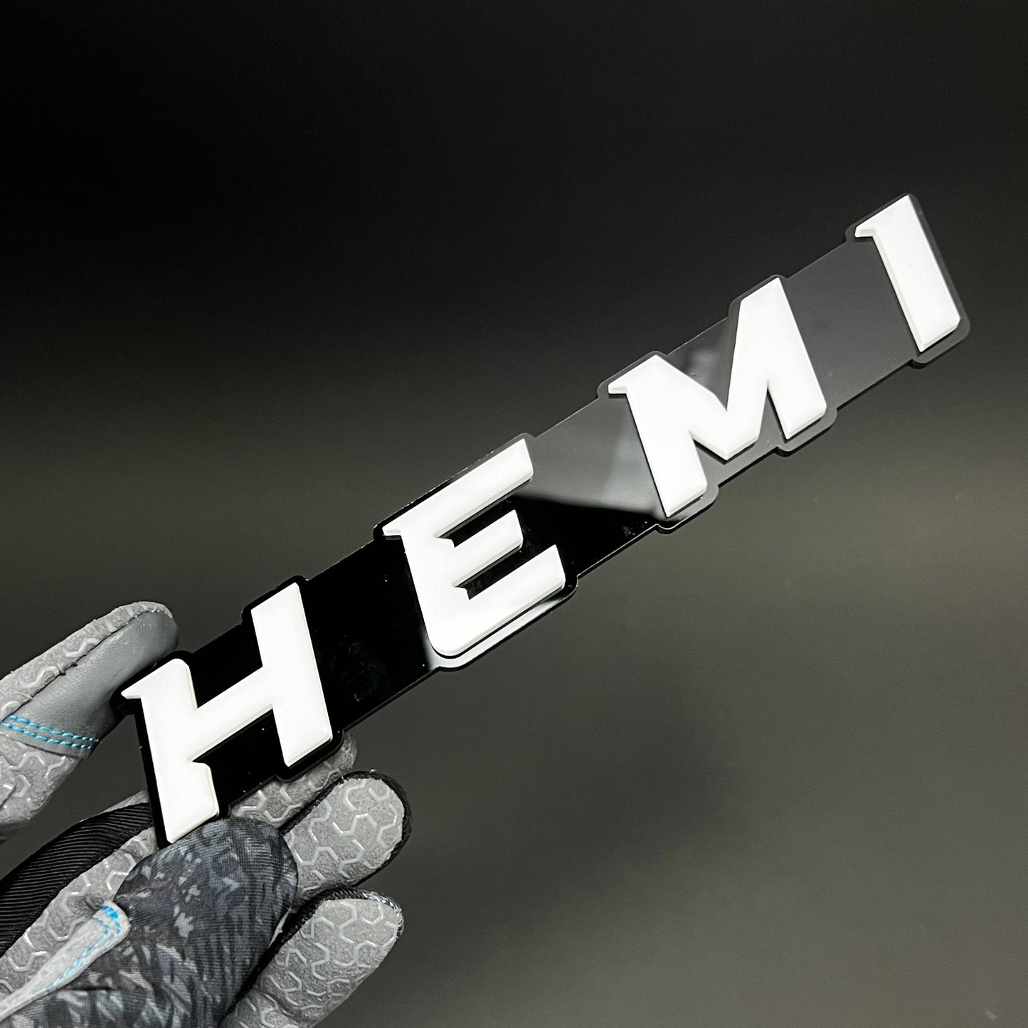 1PC HEMI 3D Acrylic Badge - Car Truck Emblem Fender Tailgate Trunk Sticker