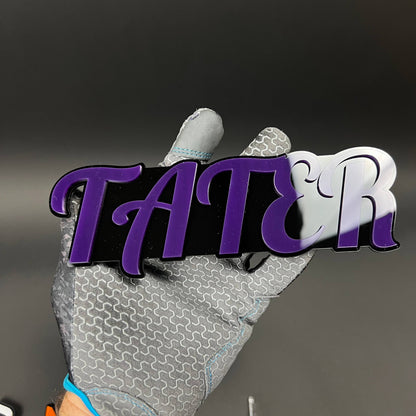 1PC TATER 3D Acrylic Badge - Car Truck Emblem Fender Tailgate Trunk Sticker
