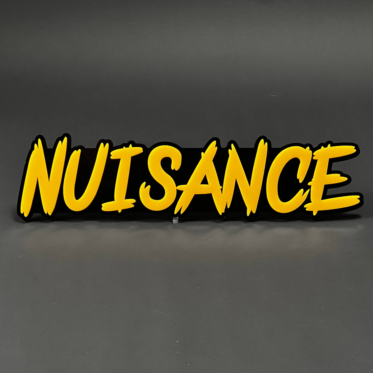 1PC NUISANCE 3D Acrylic Badge - Car Truck Emblem Fender Tailgate Trunk Sticker