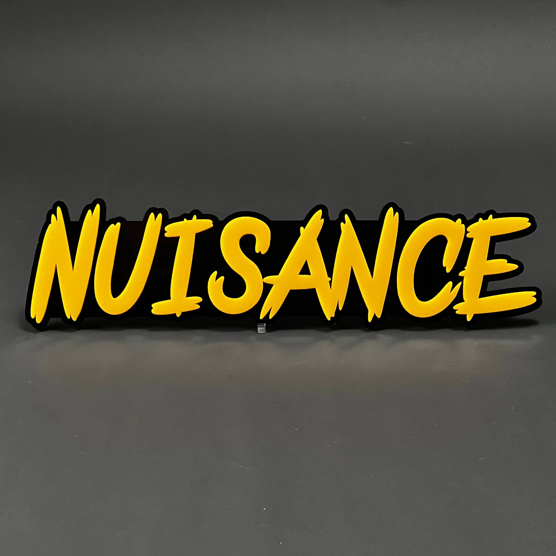 1PC NUISANCE 3D Acrylic Badge - Car Truck Emblem Fender Tailgate Trunk Sticker