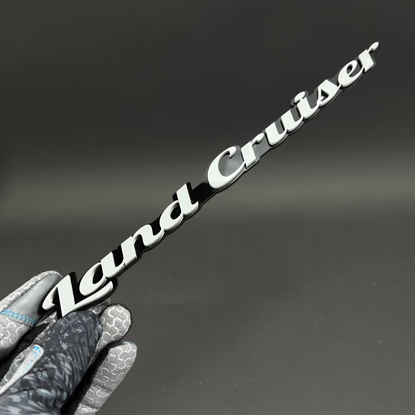 1PC Land Cruiser 3D Acrylic Badge - Car Truck Emblem Fender Sticker