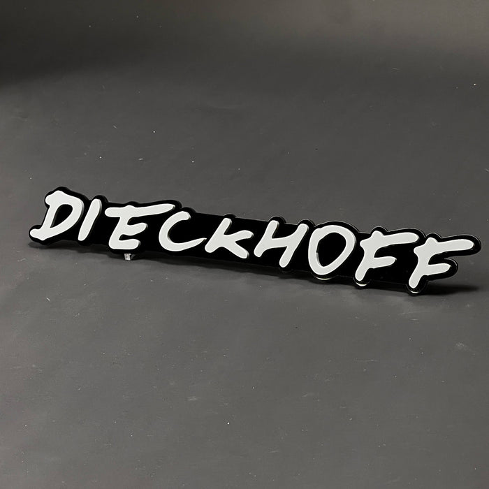 1PC DIECKHOFF 3D Acrylic Badge - Car Truck Emblem Fender Tailgate Trunk Sticker