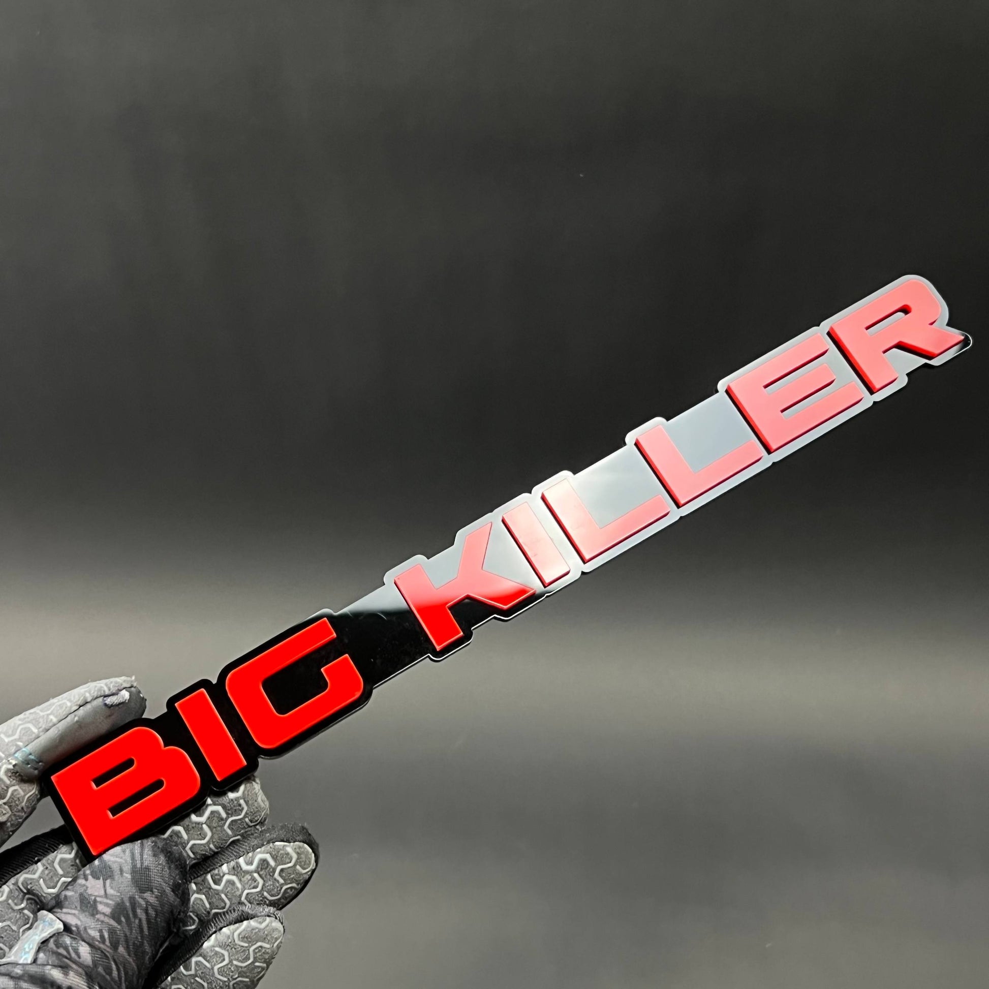1PC BIG KILLER 3D Acrylic Badge - Car Truck Emblem Fender Tailgate Trunk Sticker