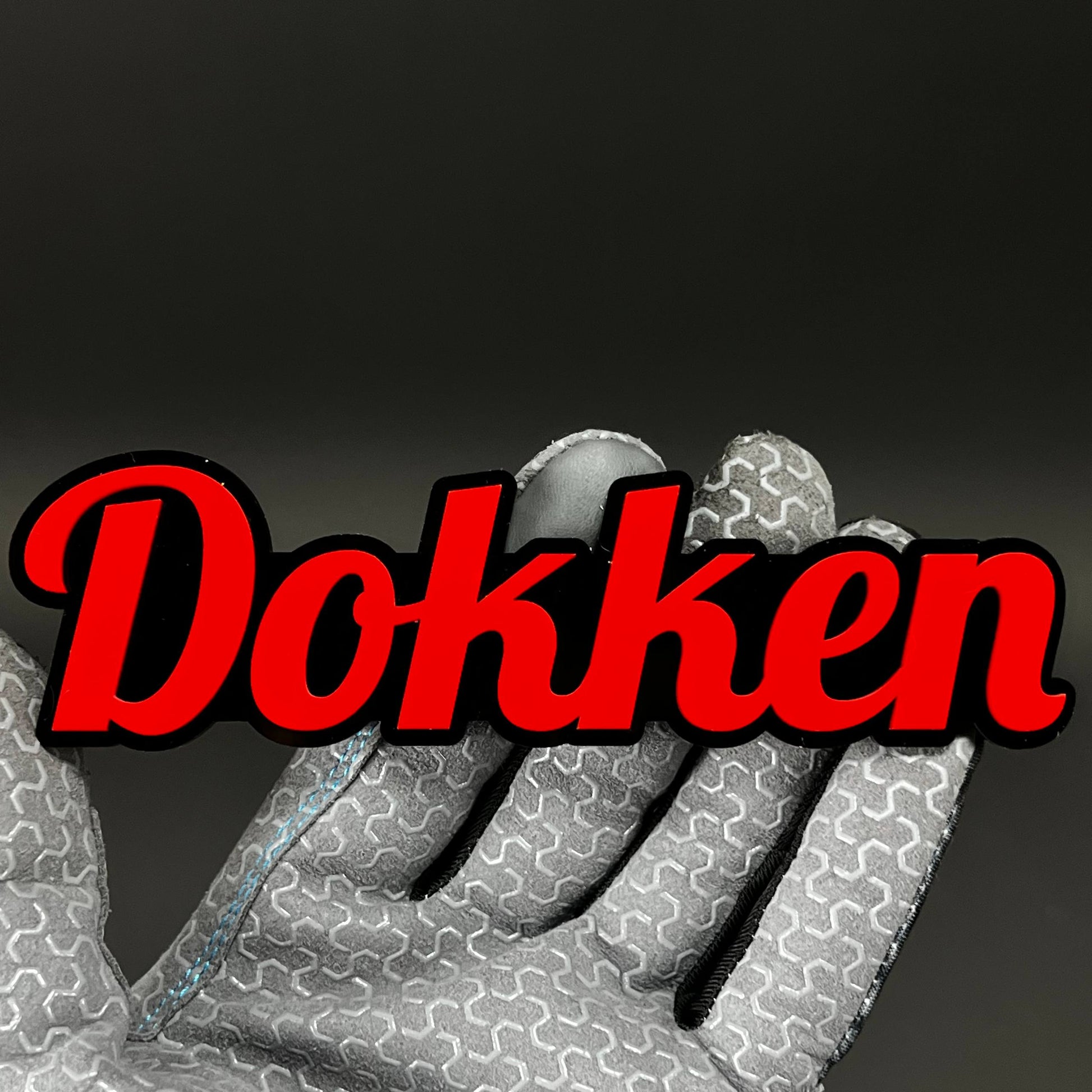 1PC Dokken 3D Acrylic Badge - Car Truck Emblem Fender Tailgate Trunk Sticker
